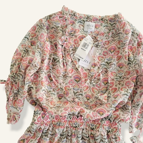 MISA Los Angeles Becca Dress in Sumerset Stencil Medium Becca Mini Dress - Picture 10 of 12